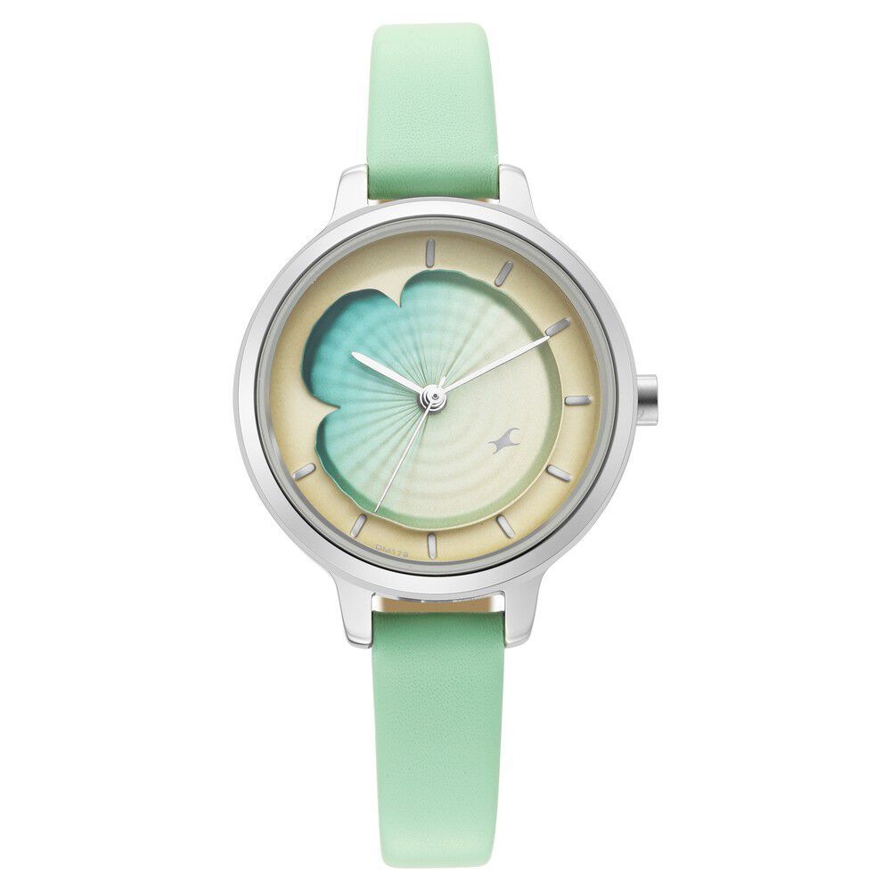 Fastrack Uptown Retreat Quartz Analog Multicoloured Dial Leather Strap Watch for Girls NR6264SL01