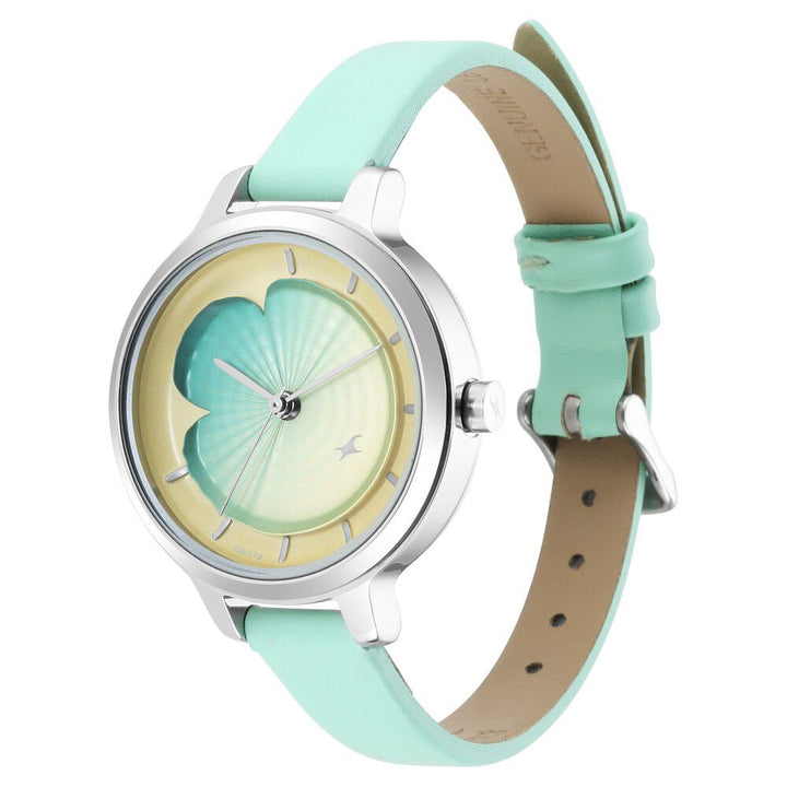 Fastrack Uptown Retreat Quartz Analog Multicoloured Dial Leather Strap Watch for Girls NR6264SL01