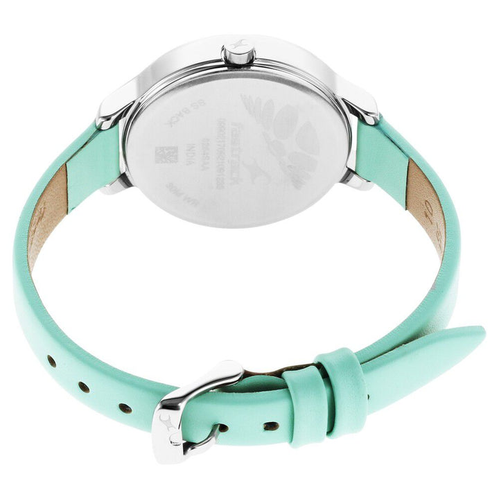 Fastrack Uptown Retreat Quartz Analog Multicoloured Dial Leather Strap Watch for Girls NR6264SL01