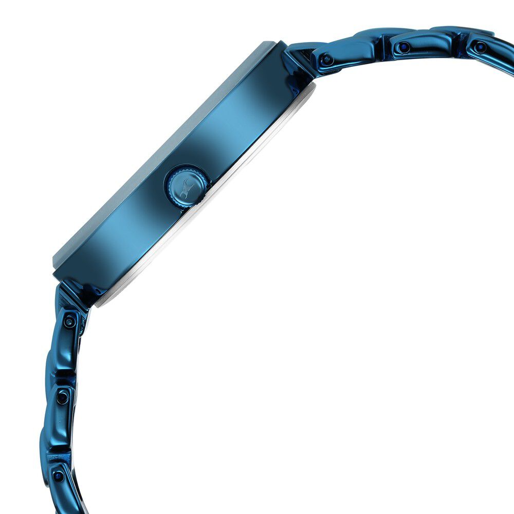 Fastrack Style Up Quartz Analog Silver Dial Metal Strap Watch for Girls NR6270QM01