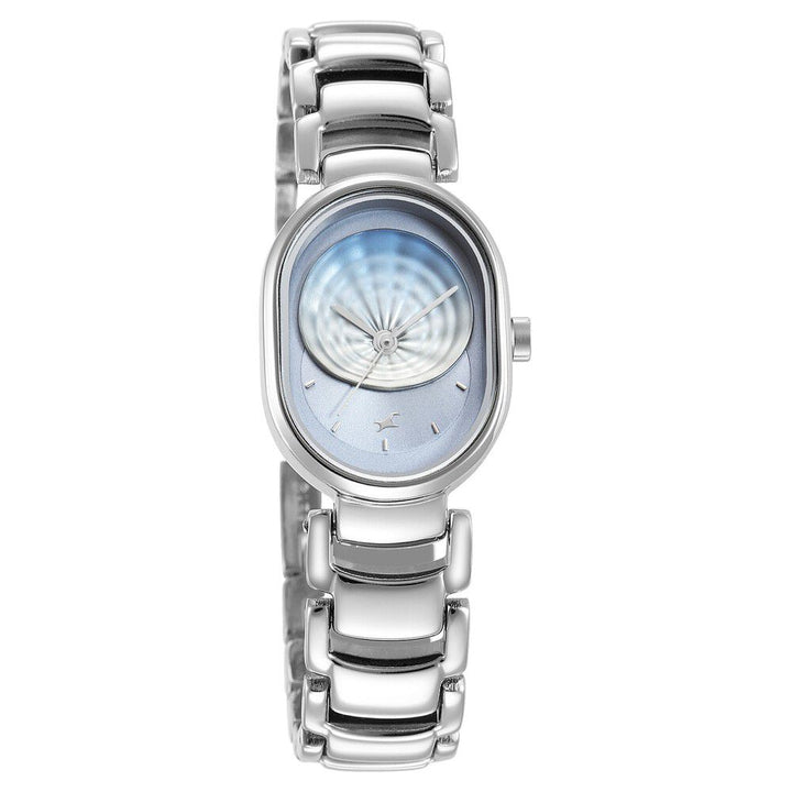 Fastrack Uptown Retreat Quartz Analog Blue Dial Metal Strap Watch for Girls NS6274SM01