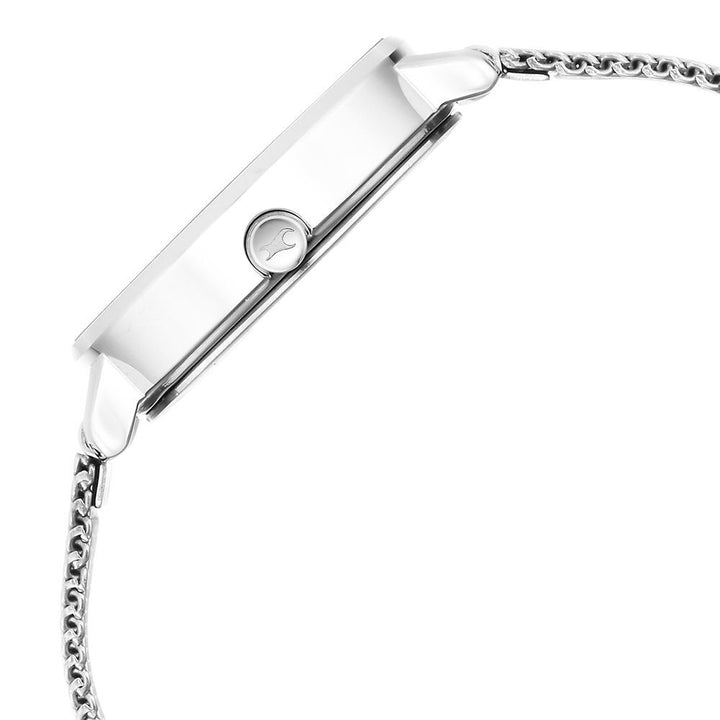 Fastrack Younique Quartz Analog Blue Dial Stainless Steel Strap Watch for Girls NR6278SM01