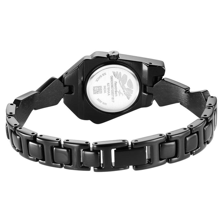 Fastrack Younique Quartz Analog Grey Dial Metal Strap Watch for Girls NS6279NM01