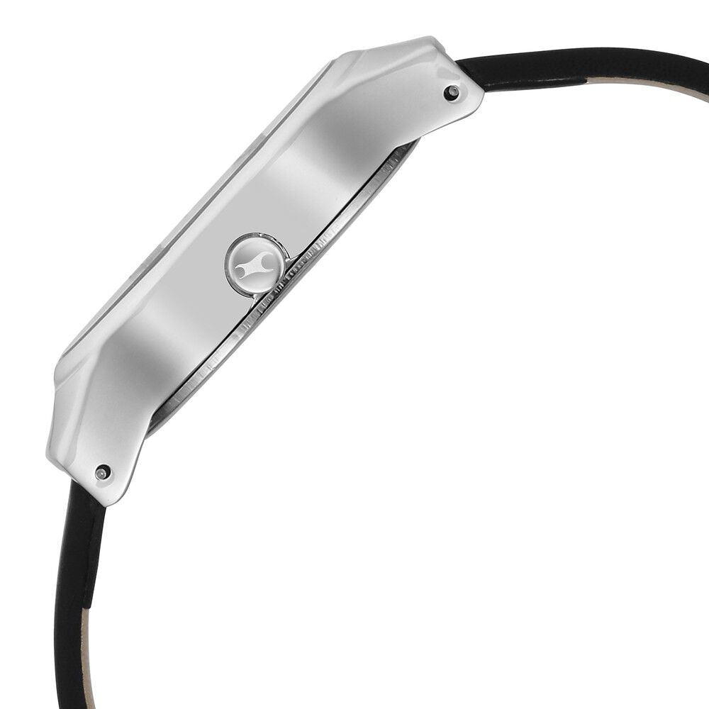 Fastrack Snob X Black Dial Leather Strap Watch for Girls NS6283SL03