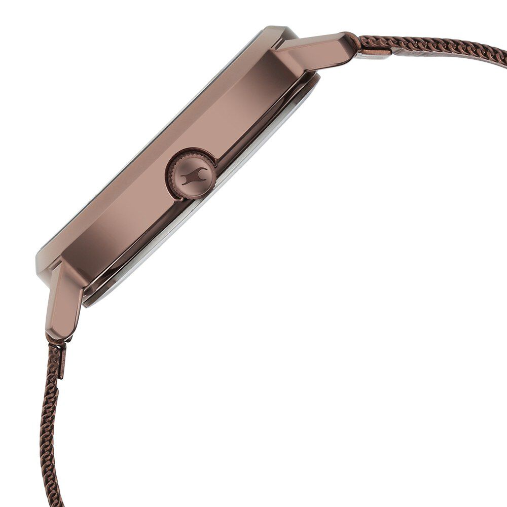 Fastrack Urban Camo Brown Dial Watch for Girls NS6287QM01