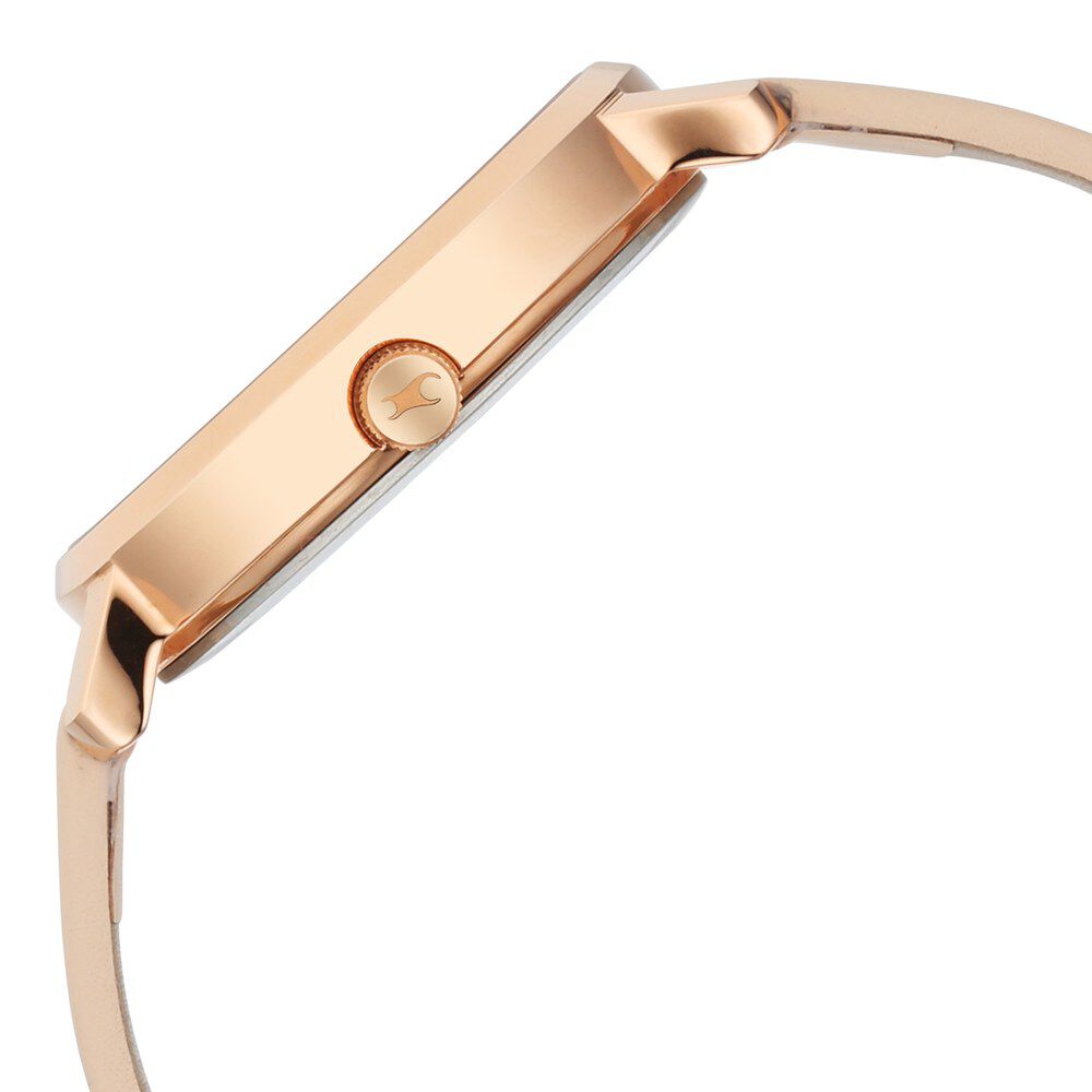 Fastrack Urban Camo Brown Dial Watch for Girls NS6287WL01