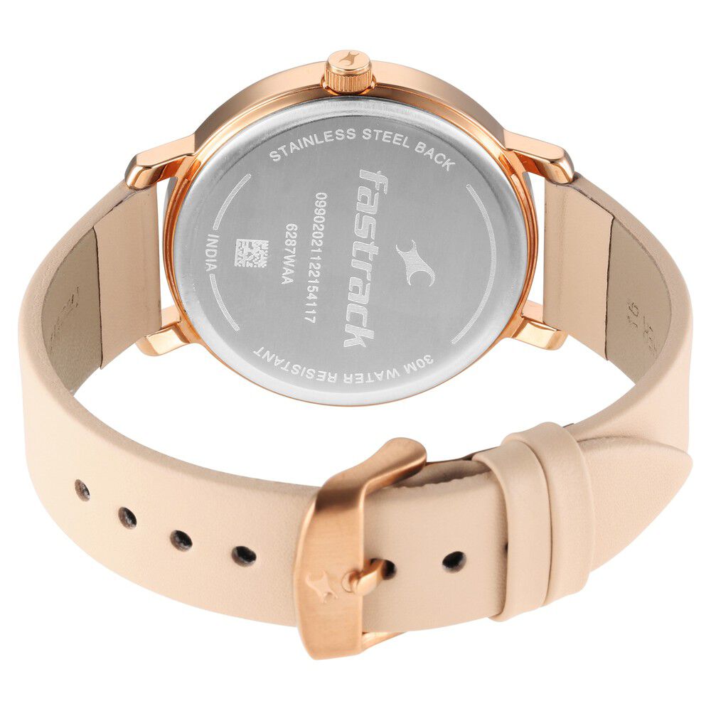 Fastrack Urban Camo Brown Dial Watch for Girls NS6287WL01