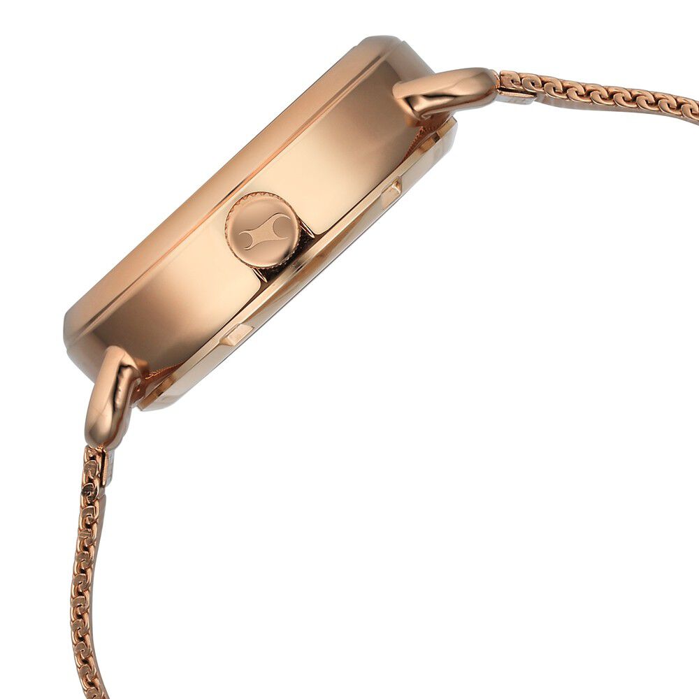 Fastrack Automatics Silver Dial Stainless Steel Strap Watch for Girls NS6288WM01