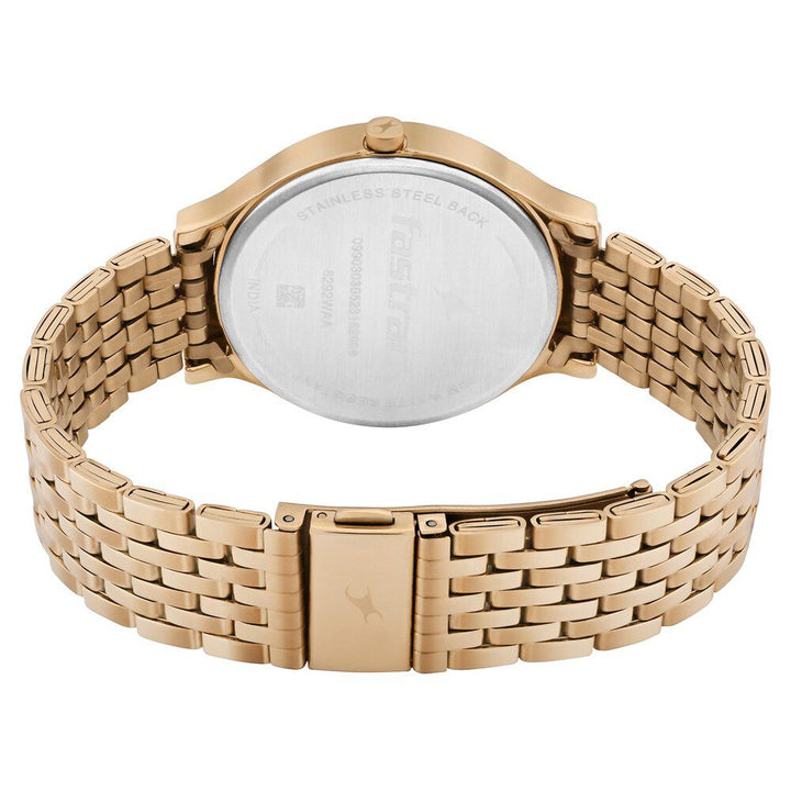 Fastrack Crush Quartz Analog Silver Dial Stainless Steel Strap Watch for Girls 6292WM01