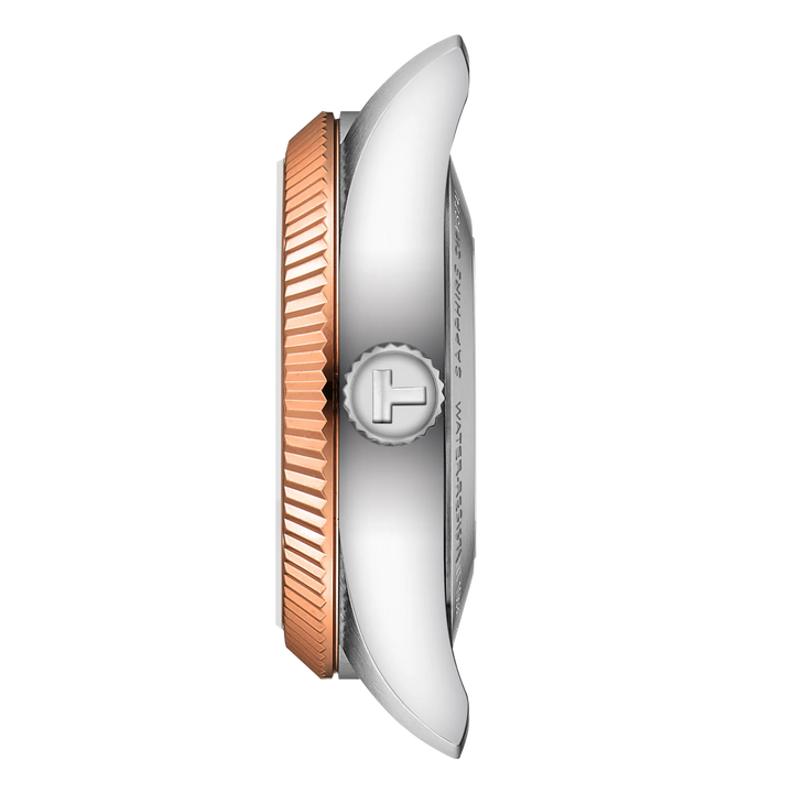 Tissot Ballade 30mm Automatic Chronometer Watch Rose Gold PVD Accents