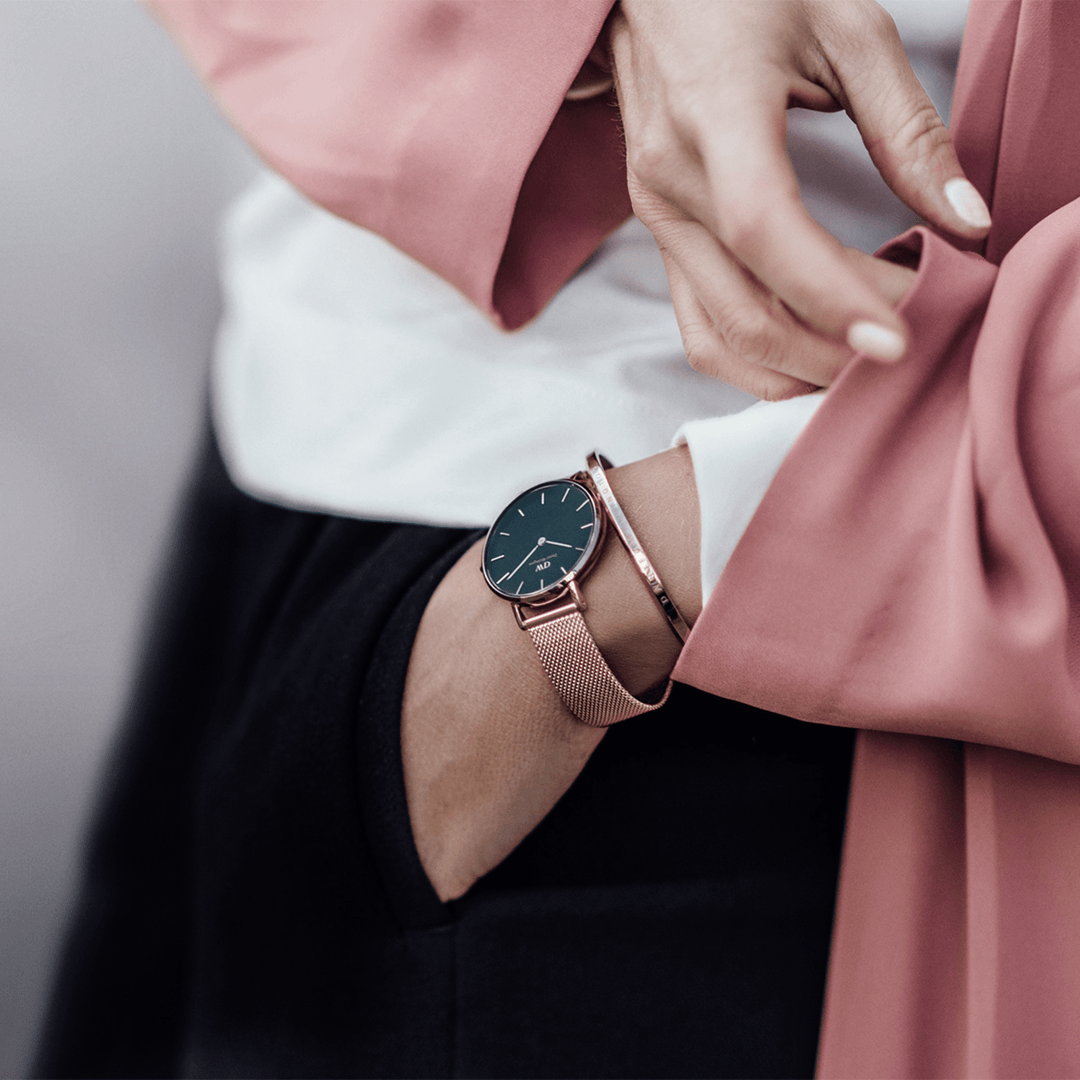 Daniel Wellington Petite DW00100303K Rose Gold Dial Unisex Watch