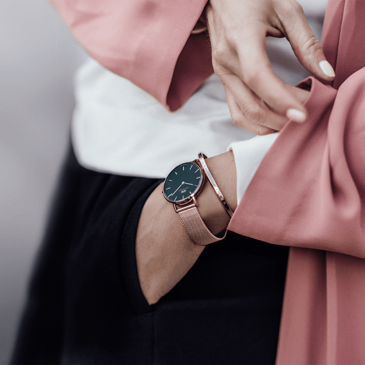 Daniel Wellington Petite DW00100303K Rose Gold Dial Unisex Watch