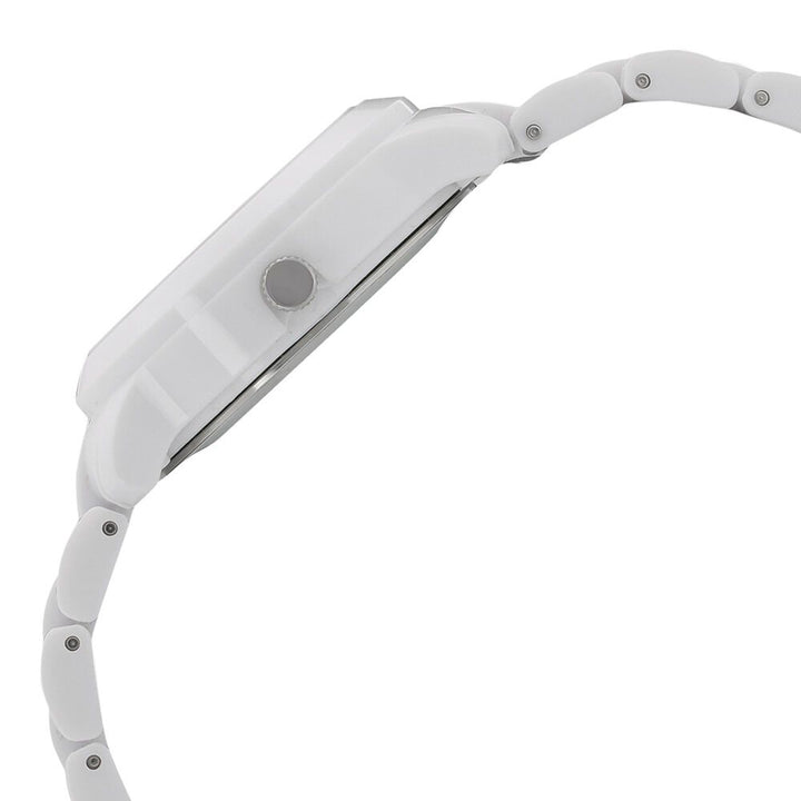 Fastrack Trendies Quartz Analog White Dial Plastic Strap Watch for Girls NS68006PP02