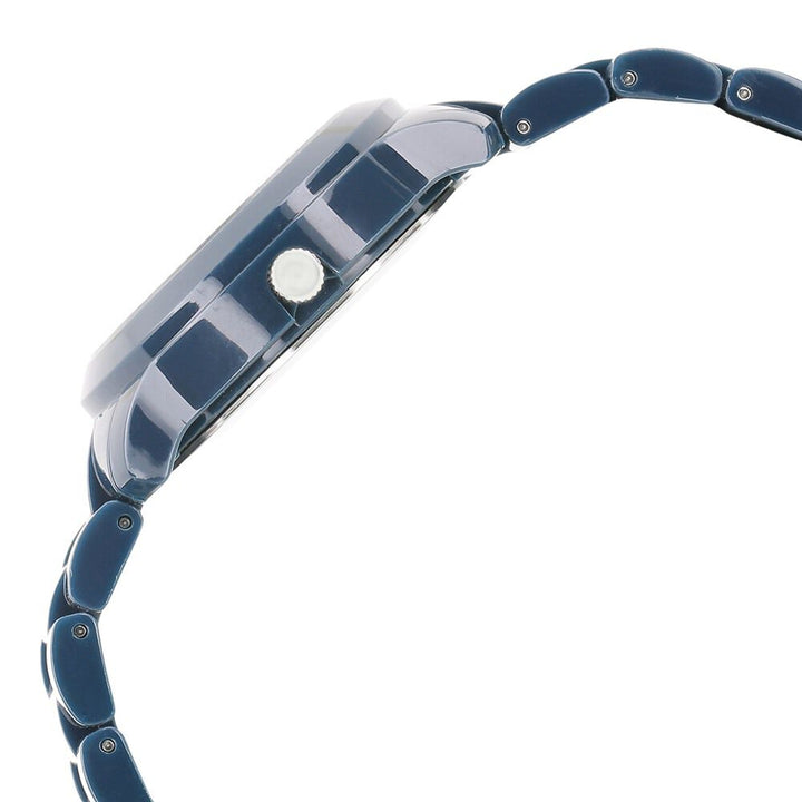 Fastrack Trendies Quartz Analog Blue Dial Plastic Strap Watch for Girls NP68006PP03