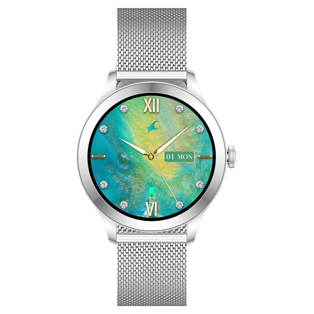 Fastrack Noir Pro Womens Smartwatch with 3.0 cm Super AMOLED Display, 390x390 Resolution 68042SM01