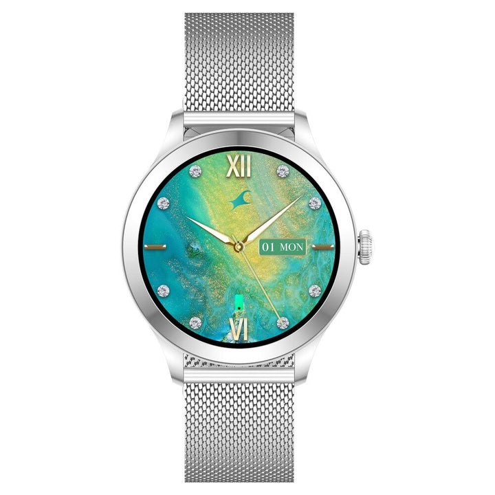 Fastrack Noir Pro Womens Smartwatch with 3.0 cm Super AMOLED Display, 390x390 Resolution 68042SM01