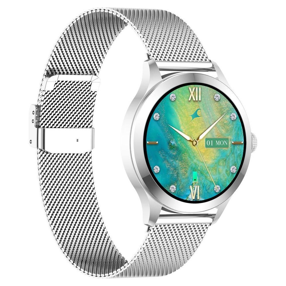 Fastrack Noir Pro Womens Smartwatch with 3.0 cm Super AMOLED Display, 390x390 Resolution 68042SM01