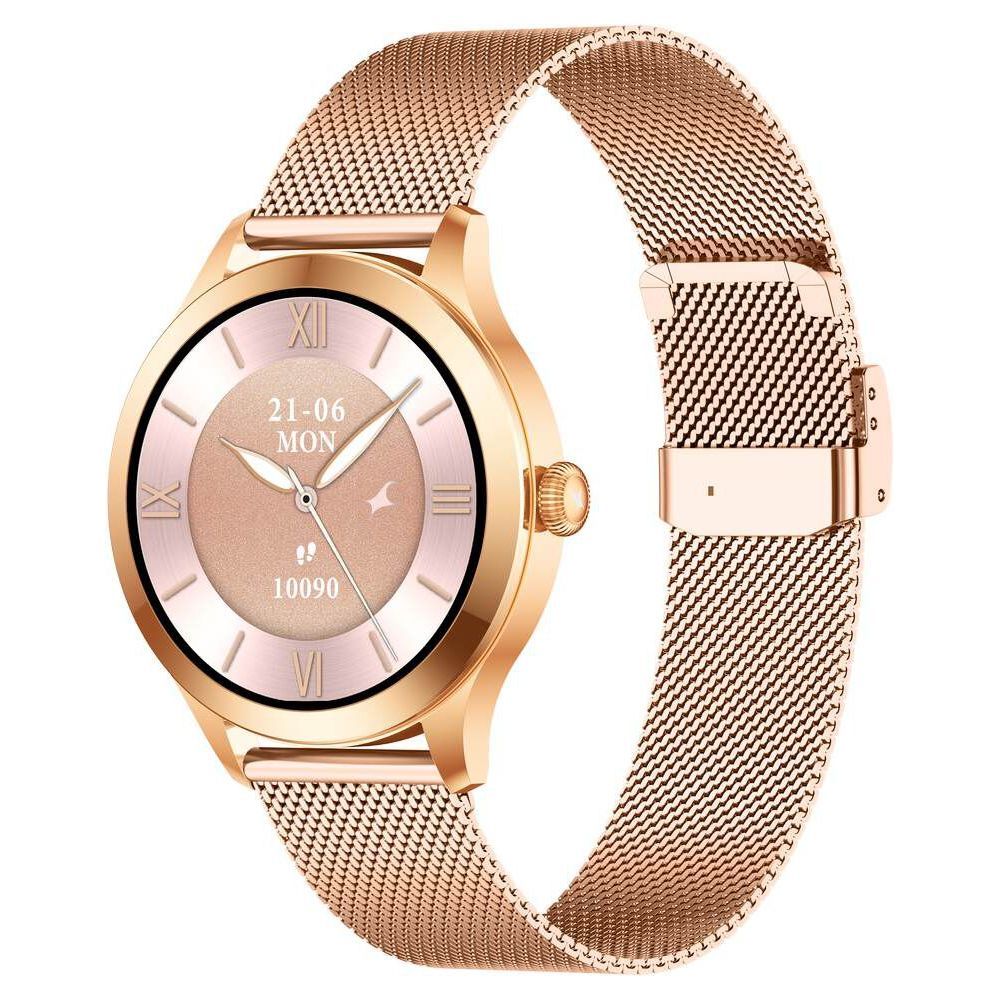 Fastrack Noir Pro Womens Smartwatch with 3.0 cm Super AMOLED Display, 390x390 Resolution 68042WM01