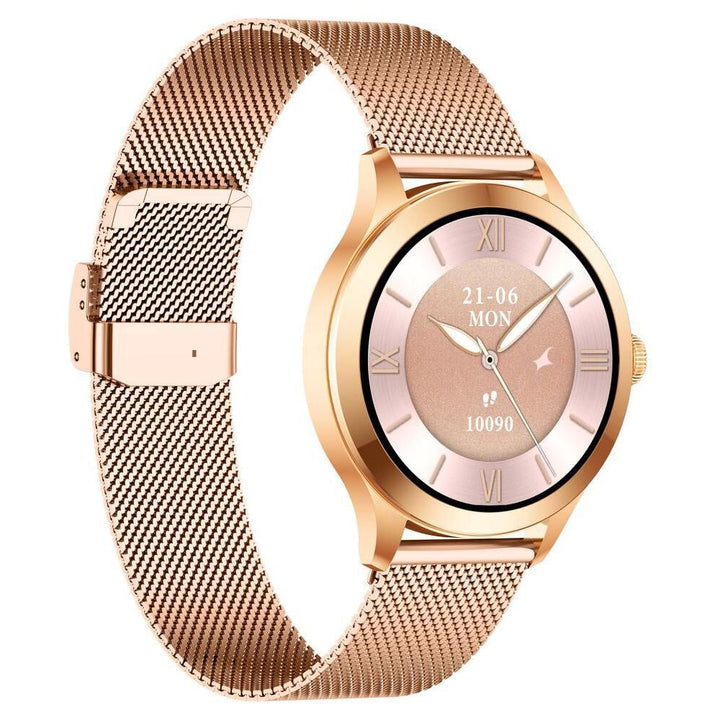 Fastrack Noir Pro Womens Smartwatch with 3.0 cm Super AMOLED Display, 390x390 Resolution 68042WM01