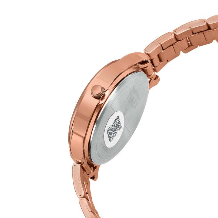 Timex Unisex Silver Round Analog Pair Watch- TW00ZP008