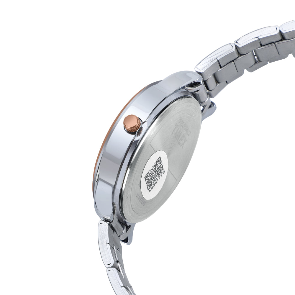 Timex Unisex Blue Round Analog Pair Watch- TW00ZP010