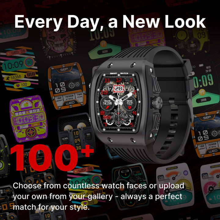 Timex Smart Coregen 1.76" (4.47 cm) Display with Functional Crown and BT Calling Smartwatch For Unisex - TWTXW900T