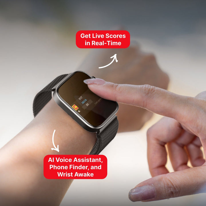 IConnect By Timex Navigator 1.83"(4.6cm) Display With Turn By Turn Navigation & BT Calling Smartwatch For Unisex - TWIXW904T