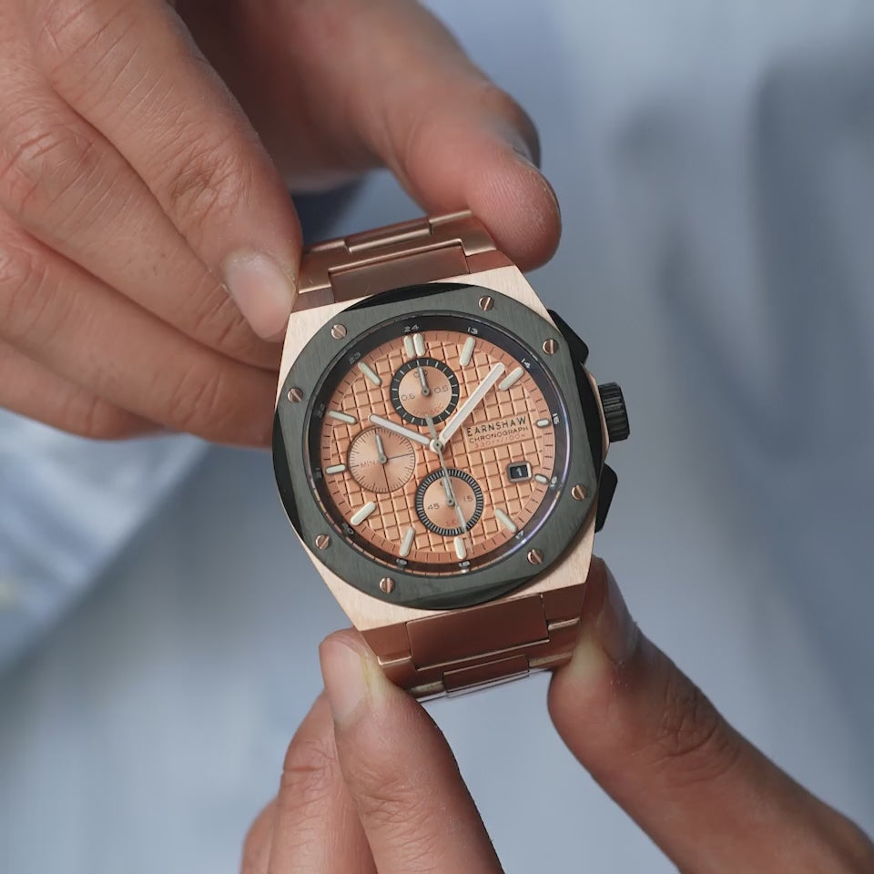 Earnshaw Bessemer Chronograph Deep Rose
