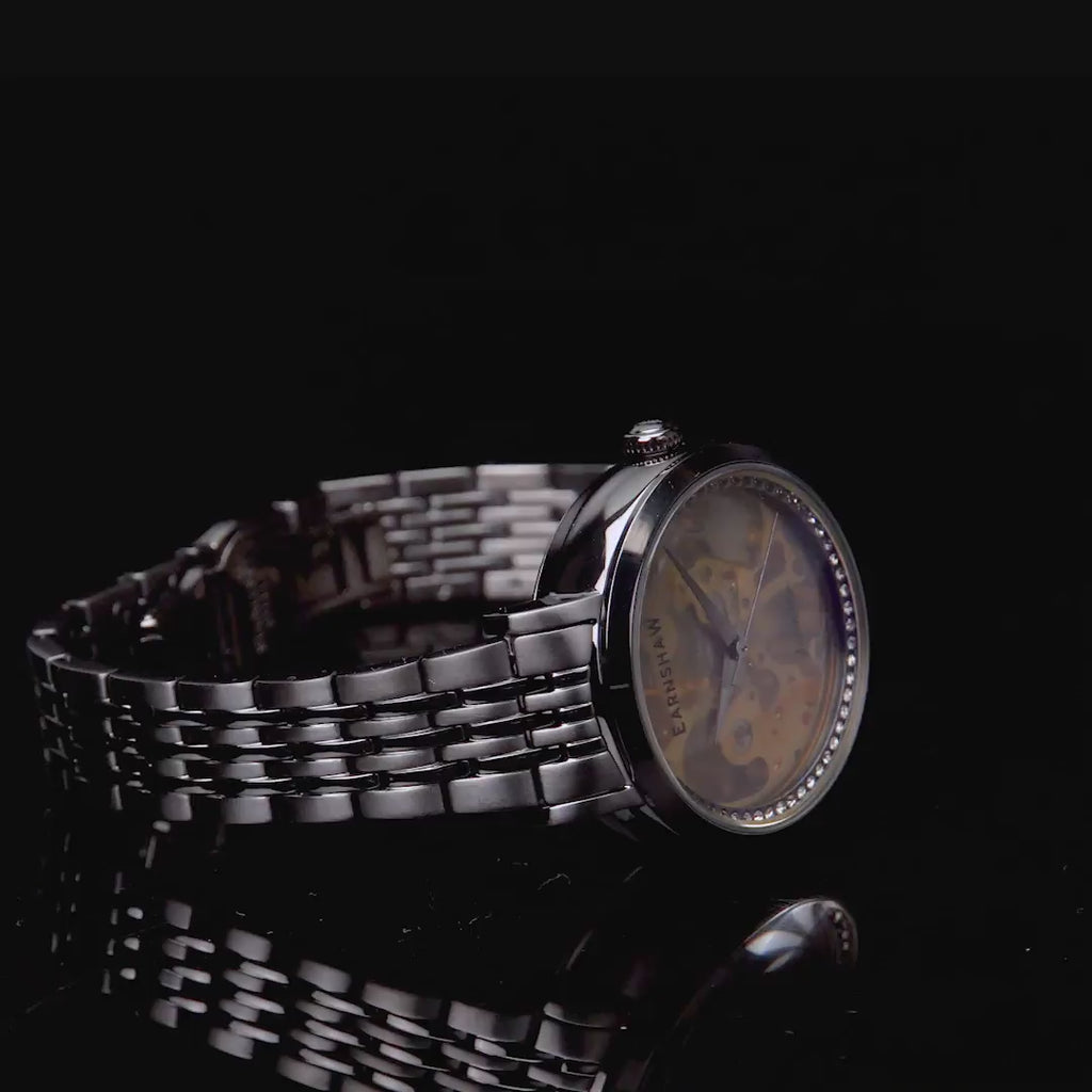 Earnshaw Nightingale Automatic Skeleton Midnight Gold