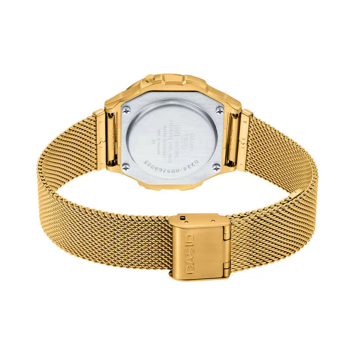 Casio Vintage Unisex Digital Mesh Strap Watch - D226