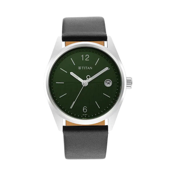 TITAN Neo Blue Dial Analog With Date Watch For Men 1729SL07