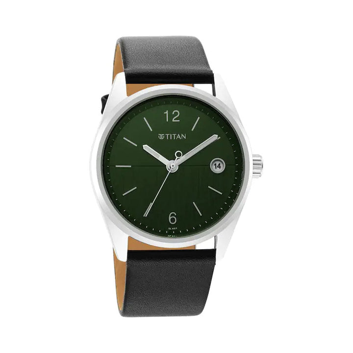 TITAN Neo Blue Dial Analog With Date Watch For Men 1729SL07