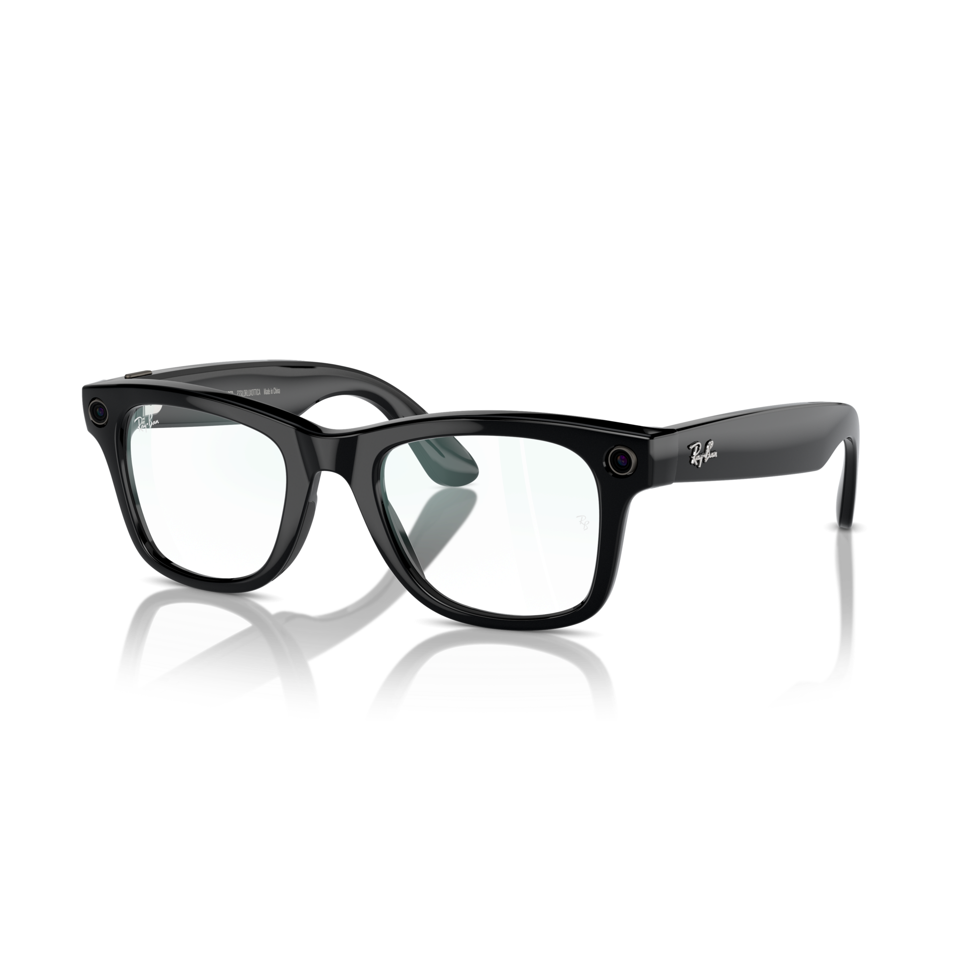 Ray-Ban Meta Wayfarer Shiny Black AI Smart Glasses for All Occasions
