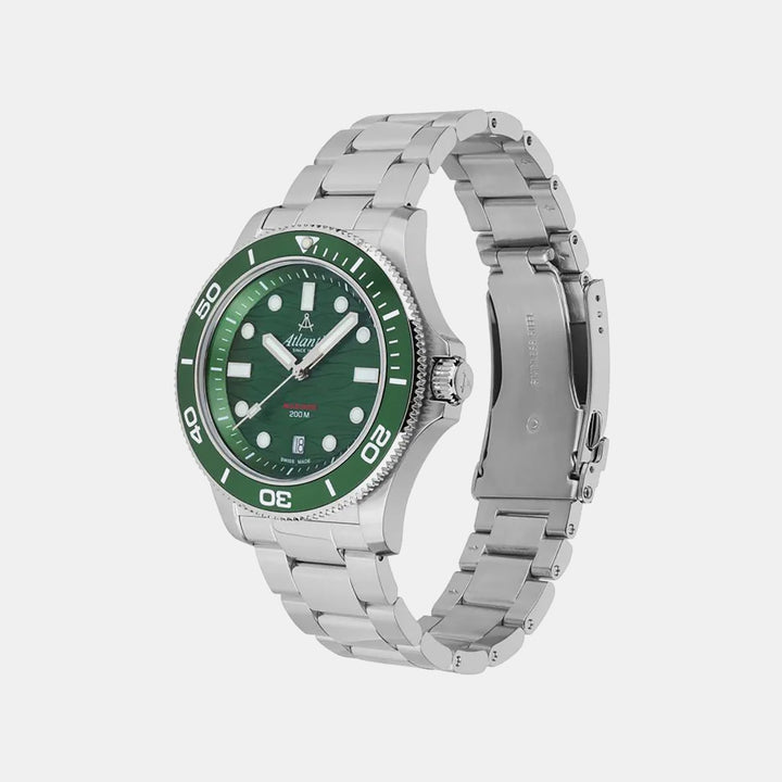 Atlantic 81376.41.79 Green Dial Men&