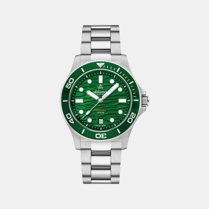 Atlantic 81376.41.79 Green Dial Men&