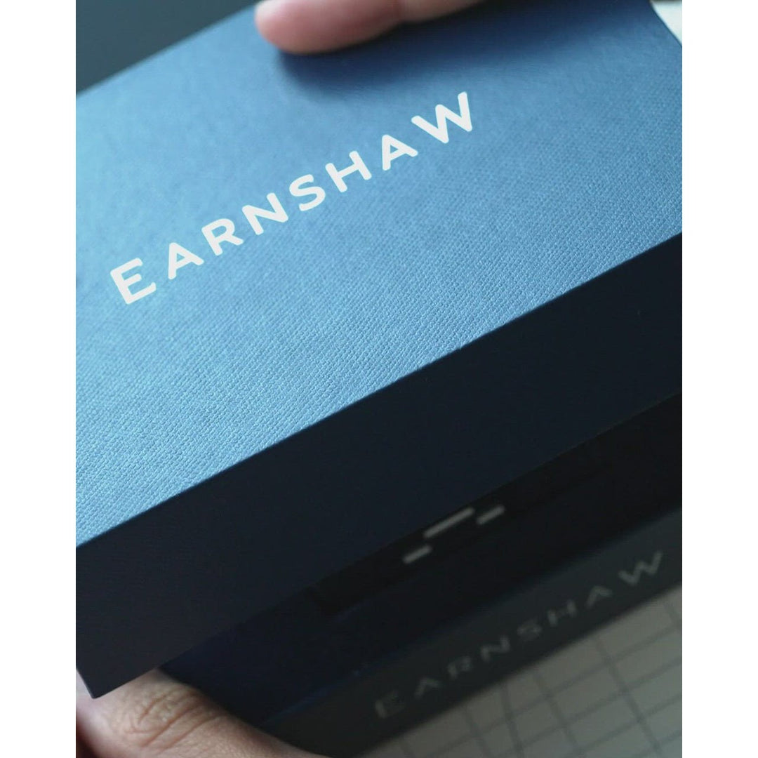 Earnshaw Duncan Grande Date Open Heart Automatic Petrol Blue