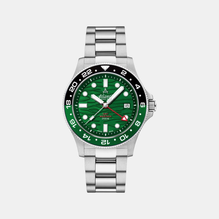 Atlantic 81576.41.79GMT Green Dial Men&