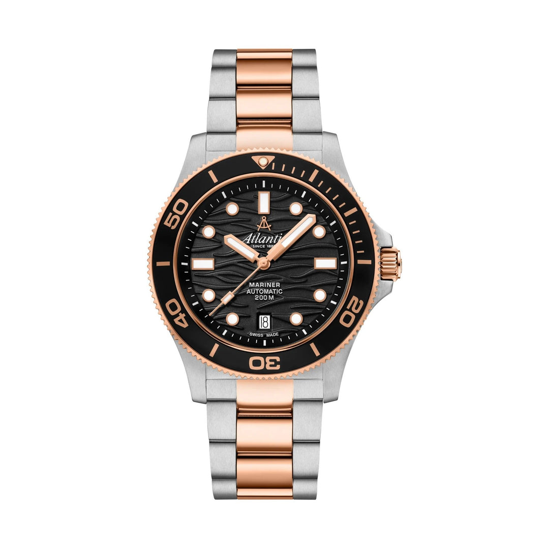 Atlantic Mariner Wave 81776.43.69R Black Dial Men&