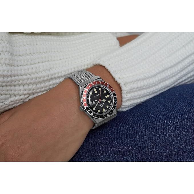 Timex Q Timex Reissue Day-Date 38mm Stainless Steel Band TW2U61300