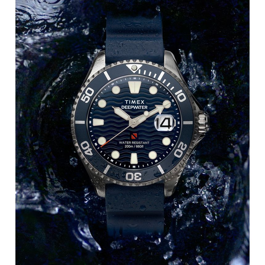 TIMEX Deep Water Blue Round Dial Analog Men's Watch - TW2W81500UJ