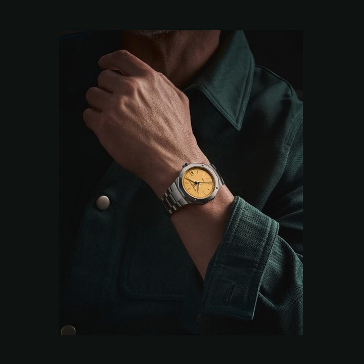 Baume Mercier Riviera 10822 Automatic Yellow Men&