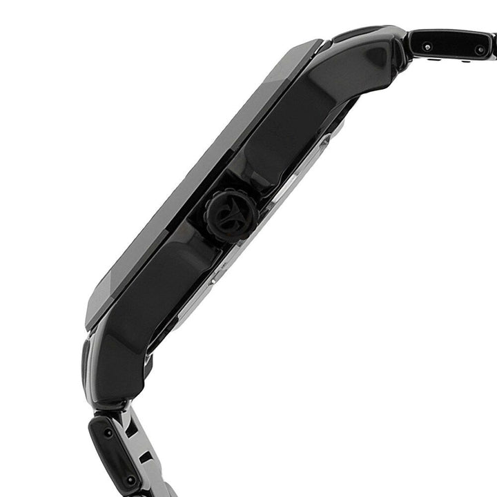 Titan Analog Black Dial Steel and Ceramic Strap watch for Men-NH90012ND01
