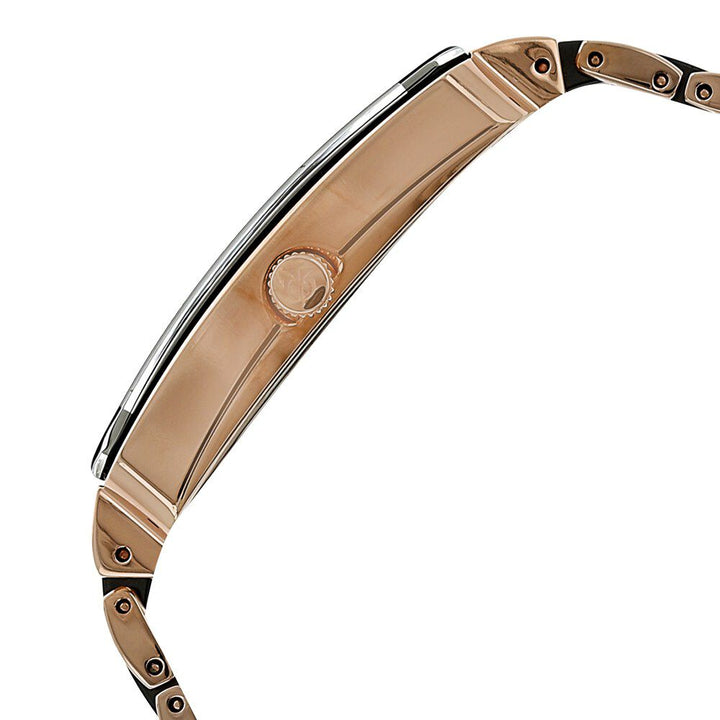 Titan Rectangle Black Dial Analog with Date Stainless Steel and Ceramic Strap Watch for Men-NL90013WD01