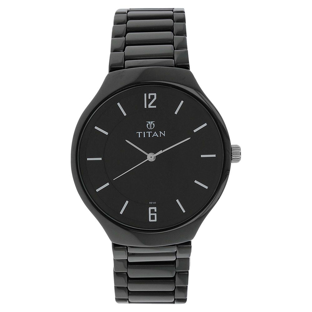 Titan Black Dial Analog Ceramic Strap Ceramic Strap Watch for Men - The Watch Factory ®