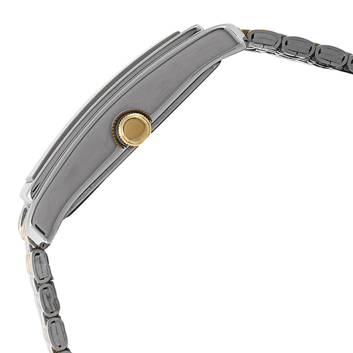 Titan Quartz Analog with Day and Date Champagne Dial Metal Strap Watch for Men-90023BM02A