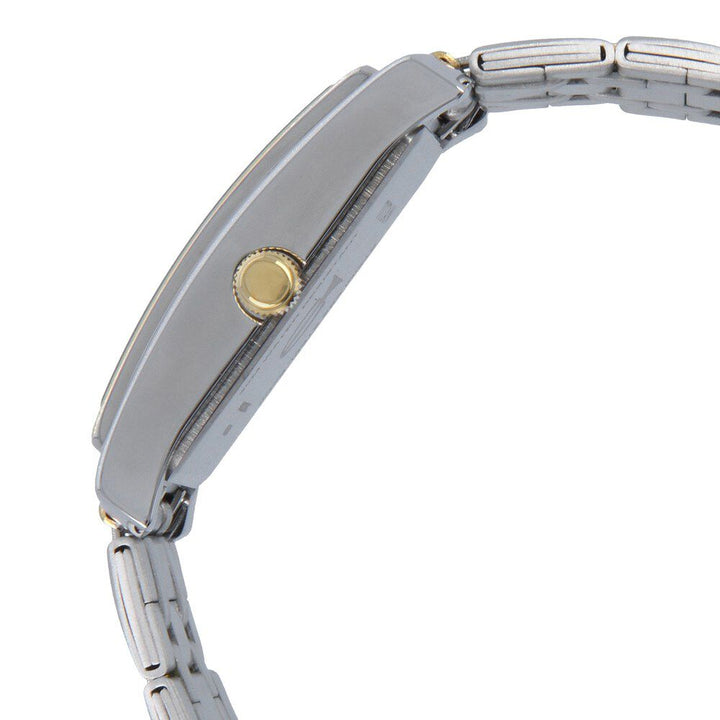 Titan Quartz Analog with Day and Date Silver Dial Stainless Steel Strap Watch for Men-NJ90023BM03