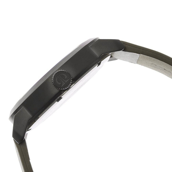 Titan Quartz Analog Grey Dial Leather Strap Watch for Men-90025QL01