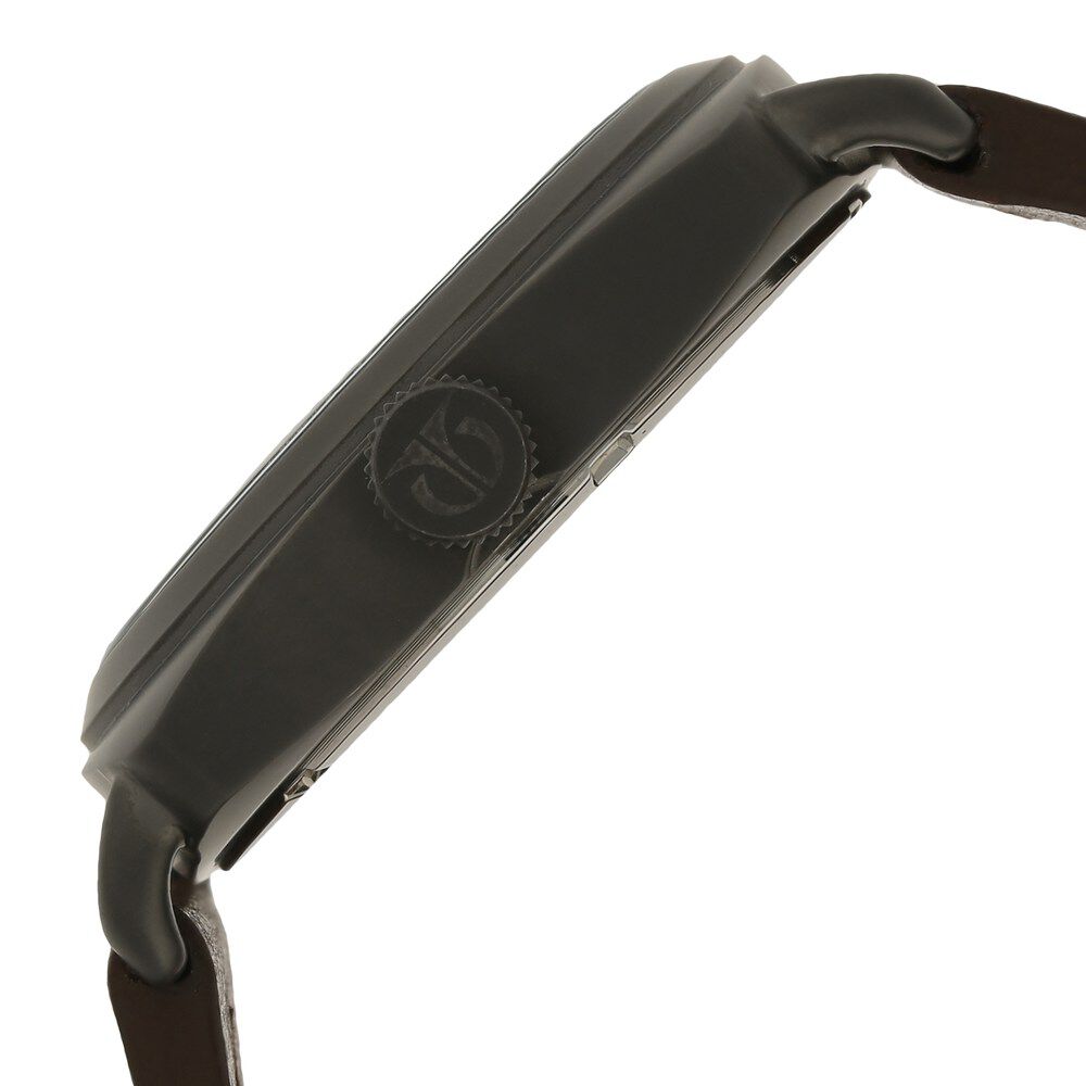 Titan Quartz Analog Black Dial Leather Strap Watch for Men-NJ90027QL01