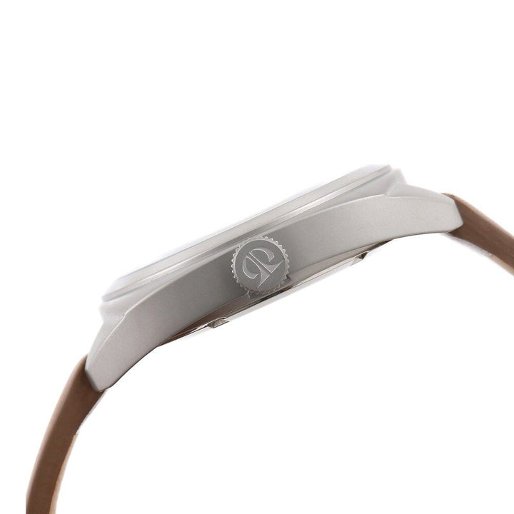 Titan Analog Grey Dial Quartz Leather Strap watch for Men-90028SL02J