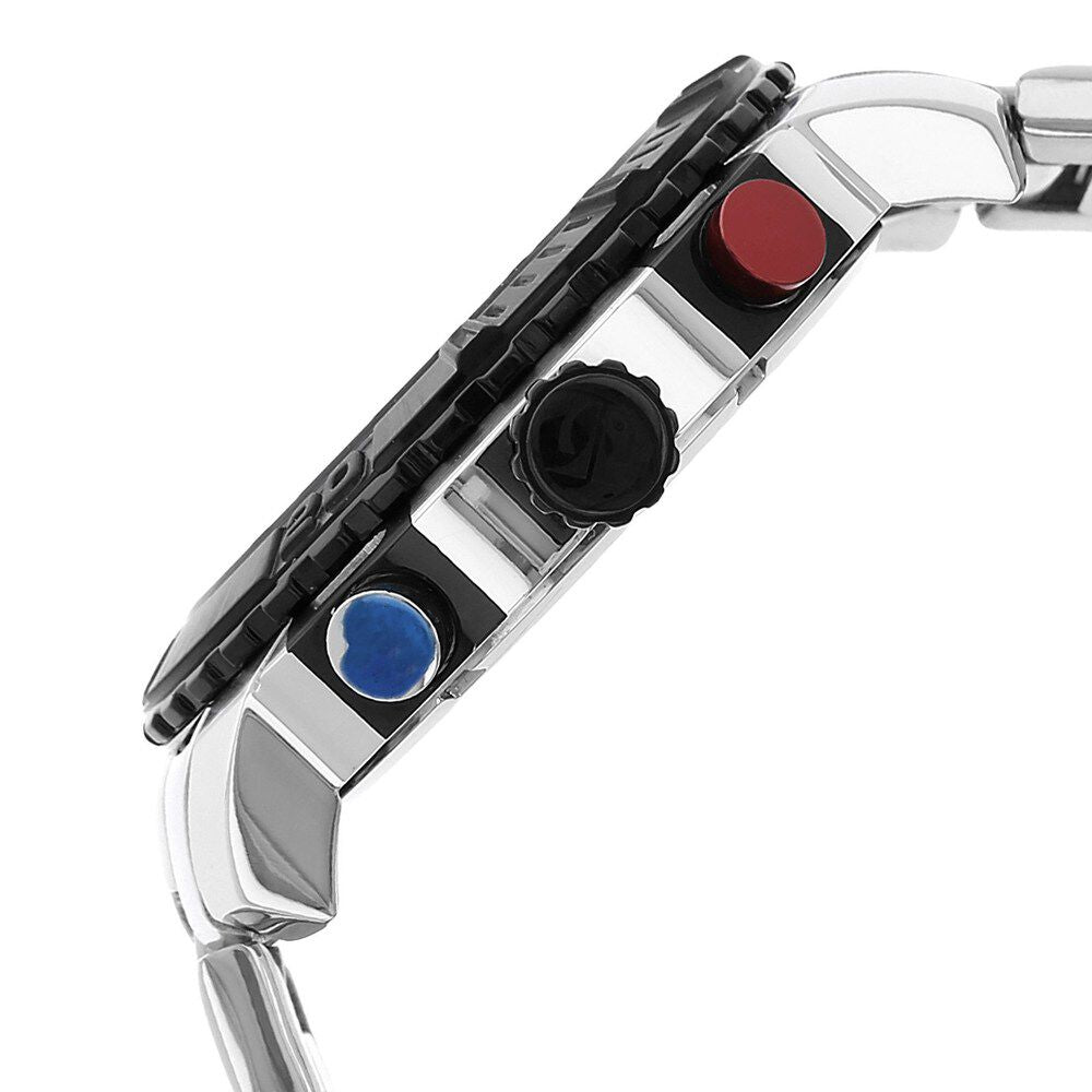 Titan Quartz Chronograph Silver Dial Watch for Men-90029KM03